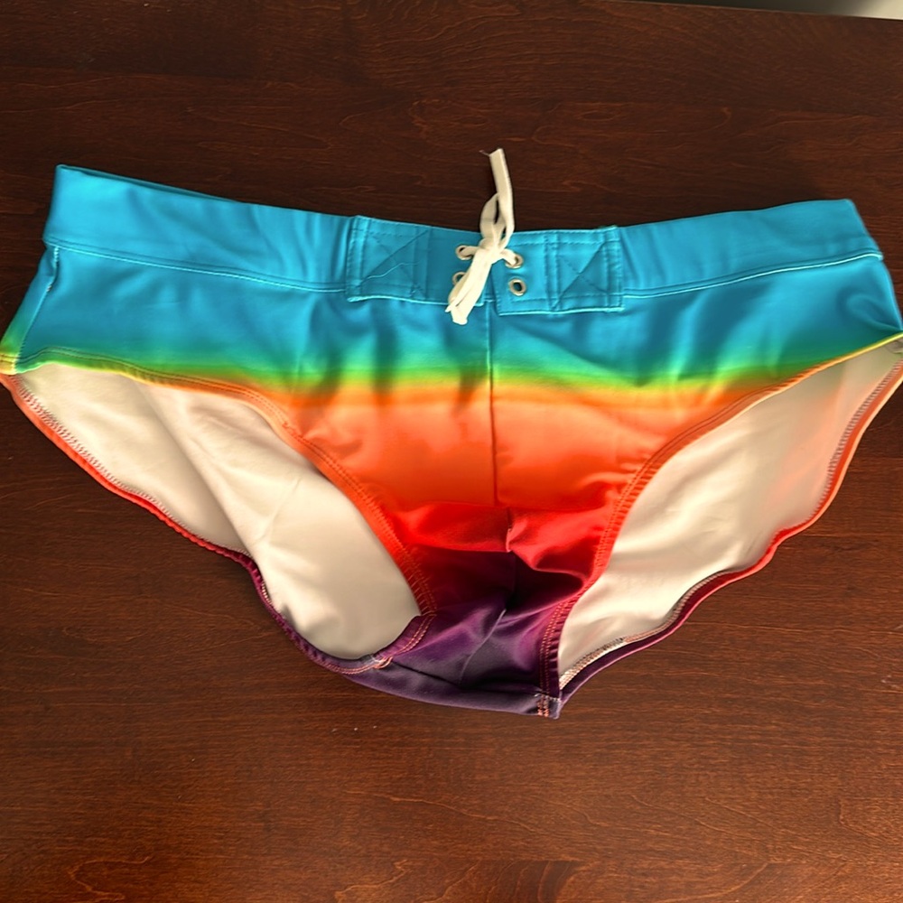Skull & Bones Men’s Rainbow Swim Brief
